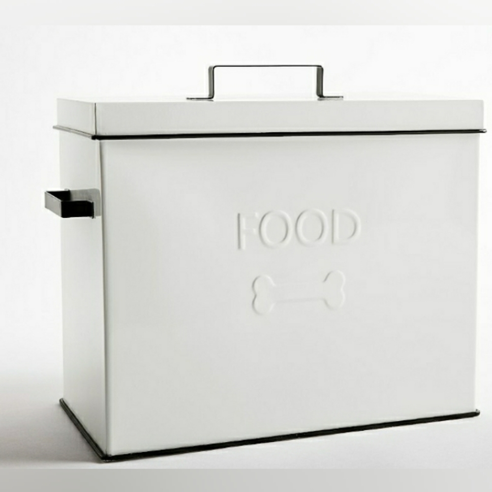 Enamel Pet Food Storage Bins